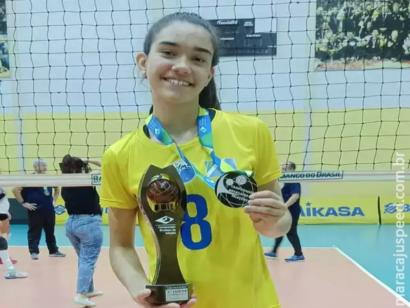 Jogadora sul-mato-grossense é convocada para seleção de vôlei sub-17 Jogadora sul-mato-grossense é convocada para seleção de vôlei sub-17