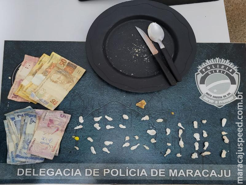 Maracaju: Polícia Civil prende em flagrante dupla de traficantes