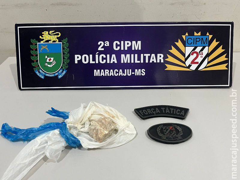 Maracaju: Polícia Militar prende homem em flagrante na Vila Juquita por tráfico de droga