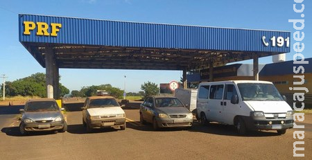 PRF apreende comboio com mercadorias sem documentação fiscal em Sidrolândia PRF apreende comboio com mercadorias sem documentação fiscal em Sidrolândia