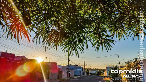 Quarta-feira será de sol entre nuvens em MS