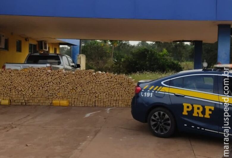 Traficante é preso com carga de 1,3 t de maconha em Água Clara Traficante é preso com carga de 1,3 t de maconha em Água Clara