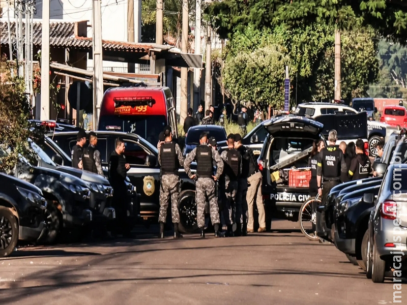 Adolescente é encaminhado para delegacia durante operação que cercou ‘Carandiru’ em Campo Grande 