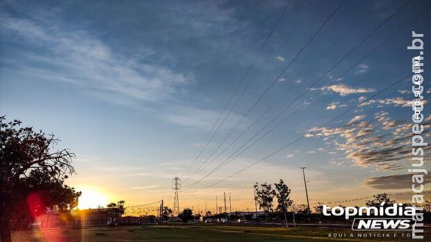 Antes da chegada de frente fria, MS terá temperaturas elevadas nesta quinta-feira