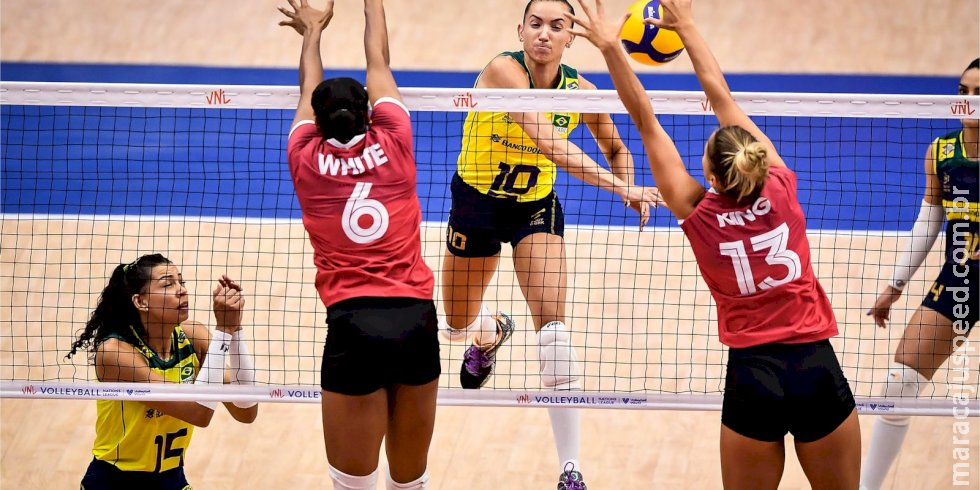 Brasil oscila e sofre revés para Canadá na Liga das Nações Feminina Brasil oscila e sofre revés para Canadá na Liga das Nações Feminina