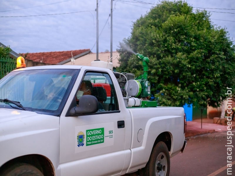 Com chegada de inseticida, Prefeitura de Maracaju retoma “veículo fumacê” nos bairros do município