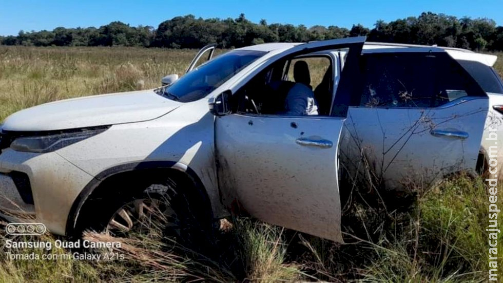 Dois são executados dentro de caminhonete em fazenda da fronteira de MS com o Paraguai 