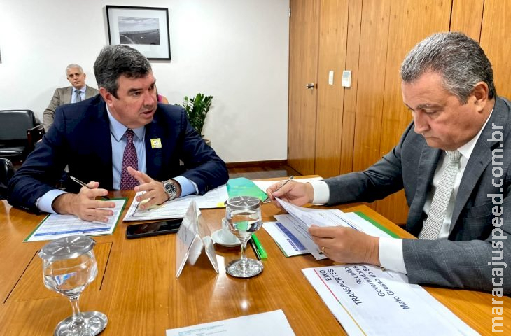 Em Brasília, governador garante recursos para obras prioritárias ao desenvolvimento de MS