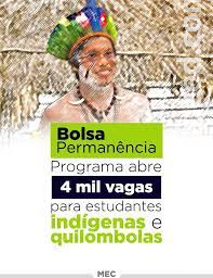 Indígenas e quilombolas podem se inscrever para bolsa permanência Indígenas e quilombolas podem se inscrever para bolsa permanência