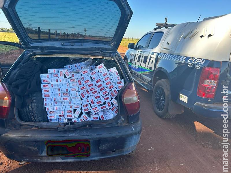 Maracaju: Polícia Militar em desempenho da Operação Hórus, apreende mercadorias oriundas do contrabando e descaminho na Estrada da Forquilha Maracaju: Polícia Militar em desempenho da Operação Hórus, apreende mercadorias oriundas do contrabando e descaminho na Estrada da Forquilha