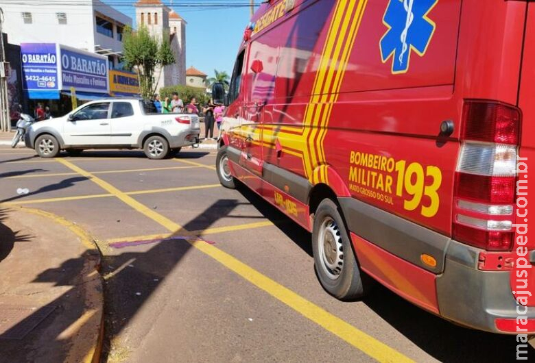 Morre idosa atropelada na região central de Dourados Morre idosa atropelada na região central de Dourados