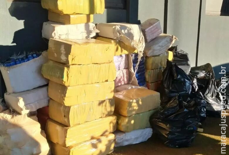 Patrulha Rural apreende mais de uma tonelada de maconha Patrulha Rural apreende mais de uma tonelada de maconha