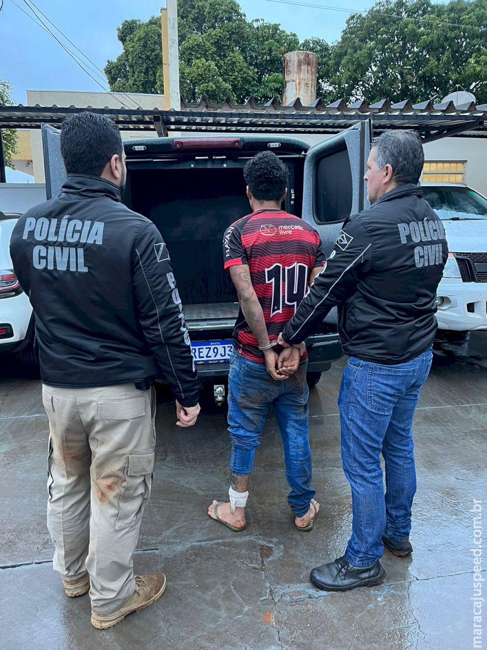 Polícia Civil prende homem que furtou caminhonete em Rio Brilhante