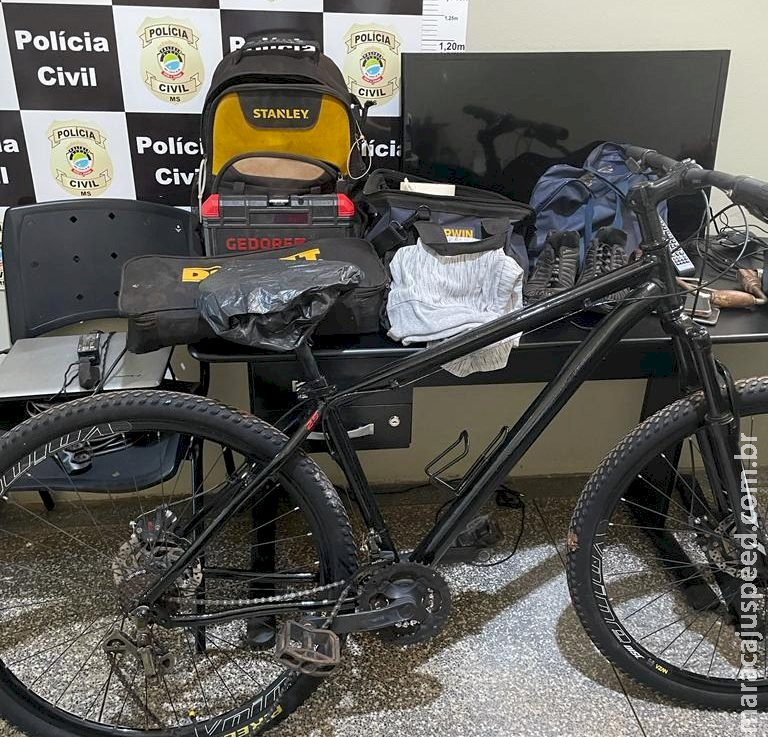 Polícia Civil recupera mais de R$ 20 mil em produtos furtados em Itaporã Polícia Civil recupera mais de R$ 20 mil em produtos furtados em Itaporã