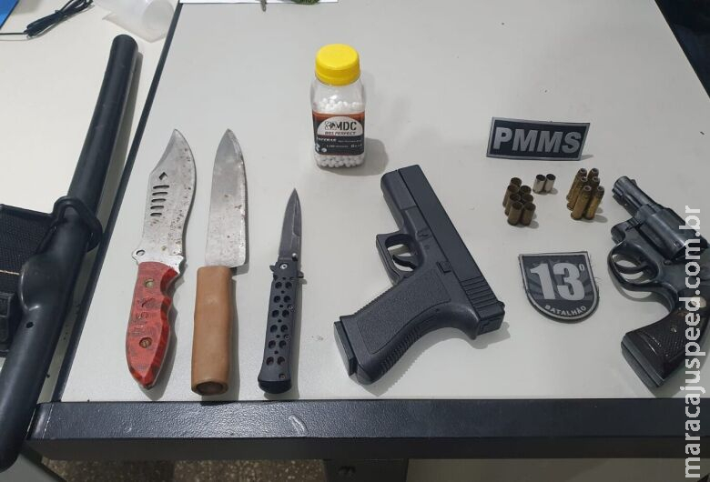 Polícia Militar prende homem por porte ilegal de arma de fogo