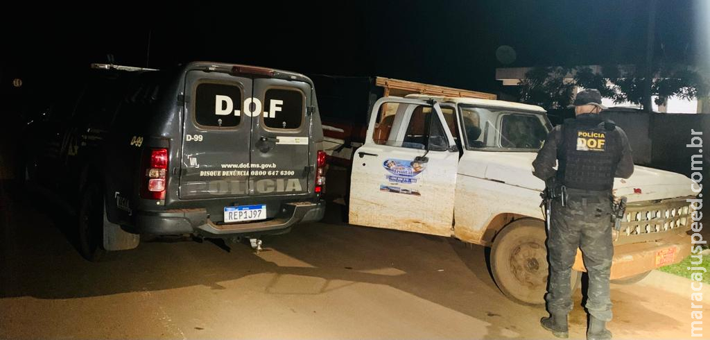 Veículo com placa e chassi adulterado é apreendido pelo DOF