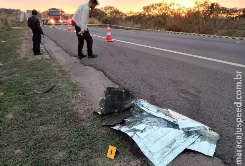 Corpo dilacerado é encontrado a beira de rodovia em MS Corpo dilacerado é encontrado a beira de rodovia em MS