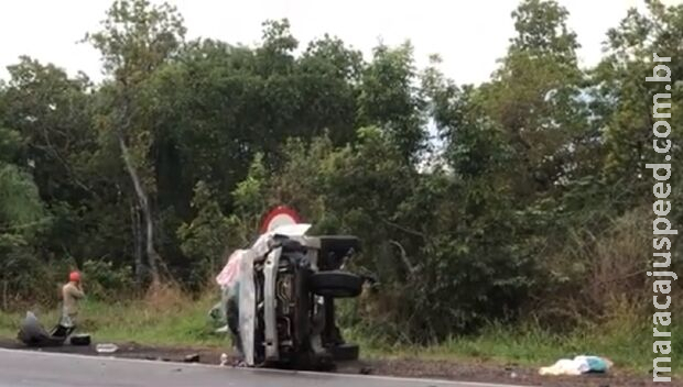 Criança vítima de batida com pai morto na BR-262 é transferida para Campo Grande Criança vítima de batida com pai morto na BR-262 é transferida para Campo Grande