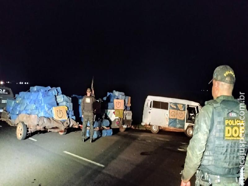 DOF APREENDE 10 MIL PACOTES DE CIGARROS EM VEÍCULO ROUBADO E EM REBOQUE PARA BARCOS DOF APREENDE 10 MIL PACOTES DE CIGARROS EM VEÍCULO ROUBADO E EM REBOQUE PARA BARCOS