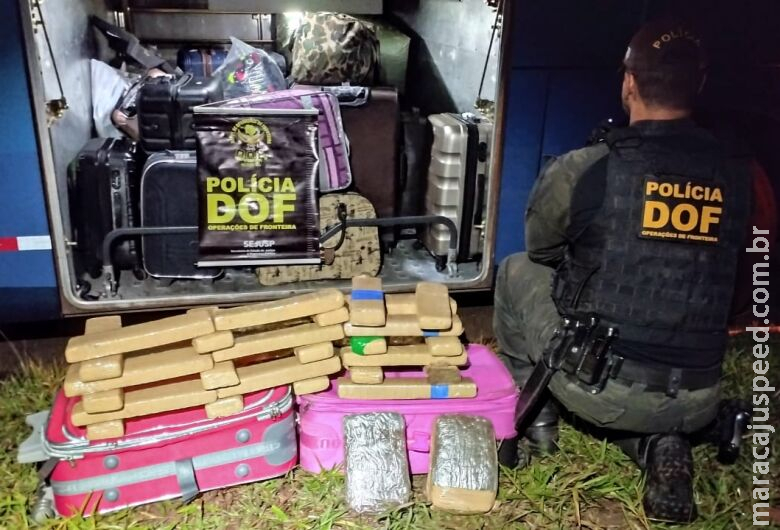 Jovem que seguia com maconha para Campo Grande é presa pelo DOF na MS-164 Jovem que seguia com maconha para Campo Grande é presa pelo DOF na MS-164