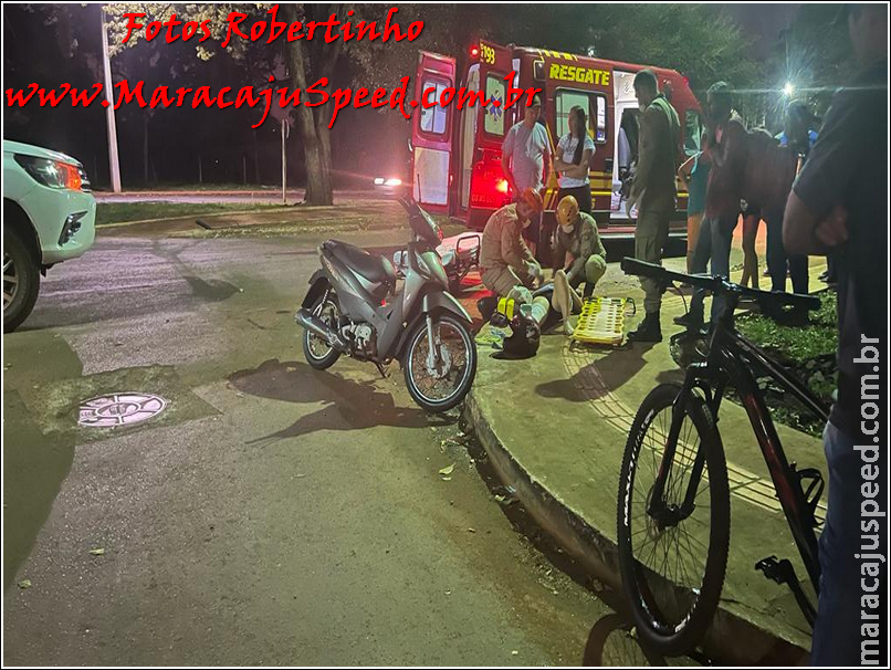 Maracaju: Colisão entre caminhonete Hilux e motociclista na Av. João Pedro Fernandes Maracaju: Colisão entre caminhonete Hilux e motociclista na Av. João Pedro Fernandes