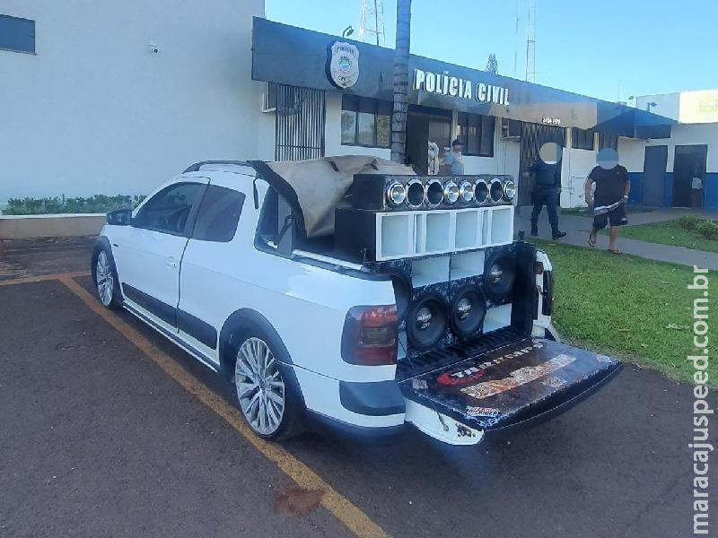 Maracaju: Polícia Militar realiza operação no “Manobrinha”, apreende veículo e autos de infração aos veículos, tendo valor estimado de quase 23 mil reais