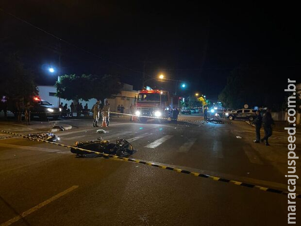 Motociclista morre após bater em outra moto e ser atropelado por caminhonete em Anastácio