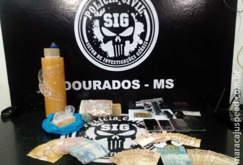 Operação contra o tráfico prende PM da reserva e guarda municipal em Dourados Operação contra o tráfico prende PM da reserva e guarda municipal em Dourados