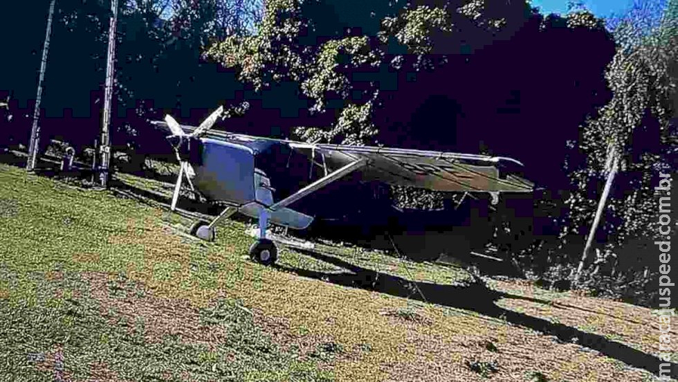 Polícia apreende aeronave utilizada para tráfico de cocaína na fronteira de MS Polícia apreende aeronave utilizada para tráfico de cocaína na fronteira de MS