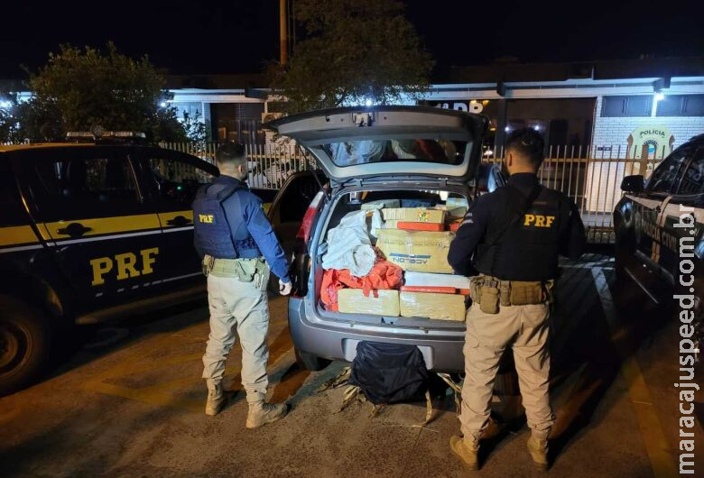 Polícia apreende quase uma tonelada de maconha na BR-463 Polícia apreende quase uma tonelada de maconha na BR-463