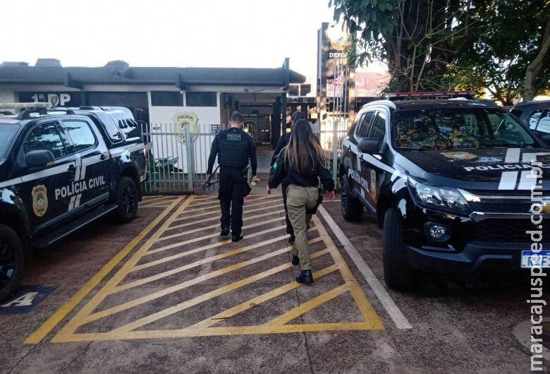Polícia Civil deflagra operação com quatro alvos em Dourados Polícia Civil deflagra operação com quatro alvos em Dourados
