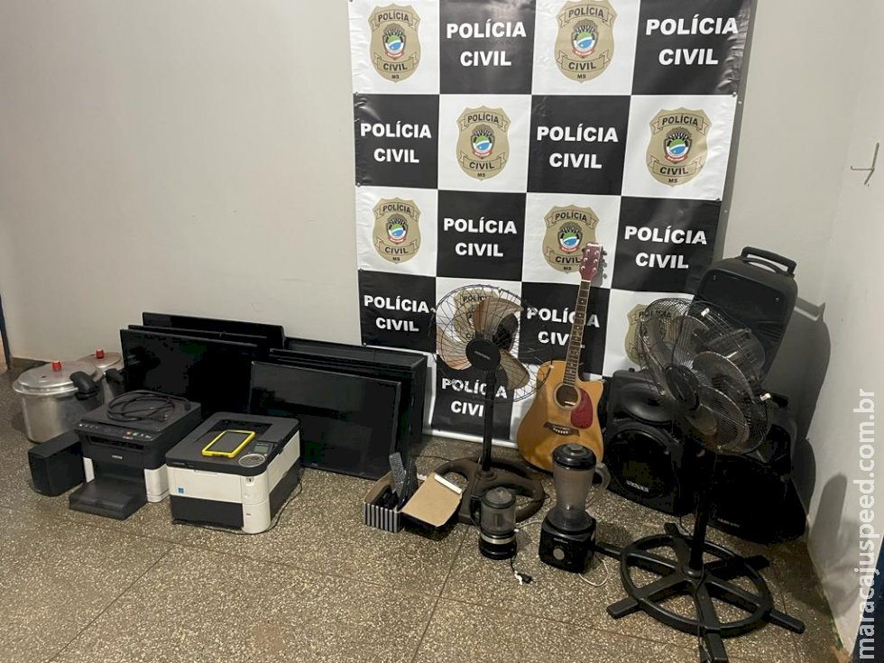 Polícia Civil identifica responsáveis por furto ocorrido em escola de Douradina