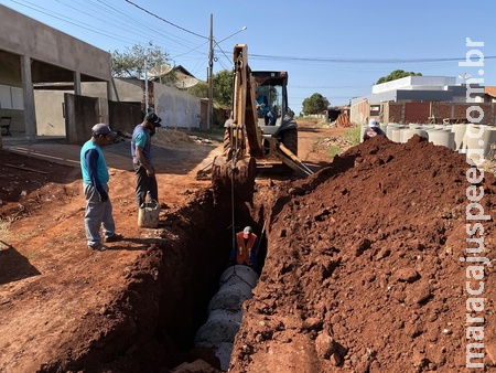 Prefeitura inicia obra que levará drenagem e asfalto ao Santa Marta /Jardim do Sul 