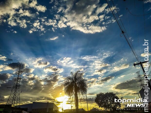 Terça-feira será de calor, com chuva em algumas regiões de MS