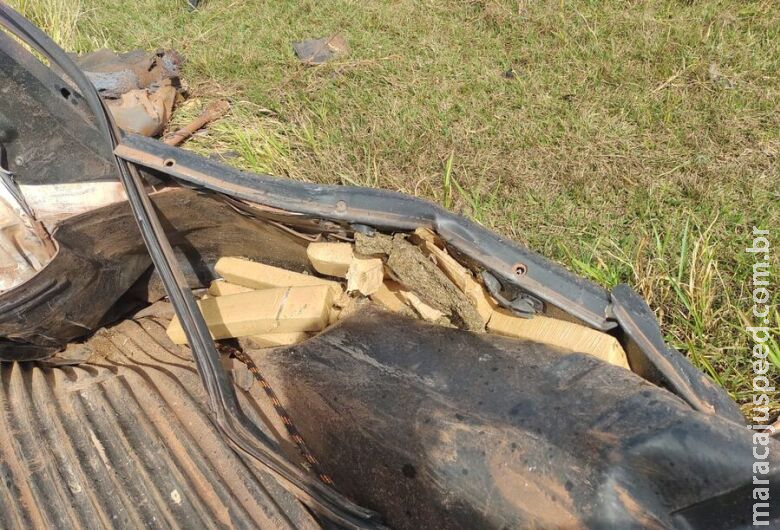 Traficante morto em colisão na MS-164 transportava meia tonelada de maconha Traficante morto em colisão na MS-164 transportava meia tonelada de maconha