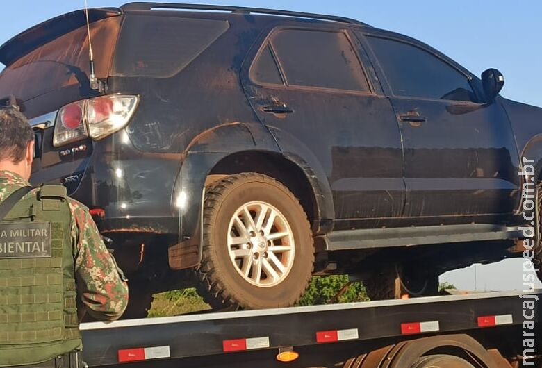 Veículo furtado em SP é encontrado abandonado no MS