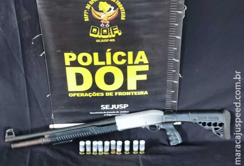 Homem é preso com arma de fogo e munições em rodovia estadual Homem é preso com arma de fogo e munições em rodovia estadual