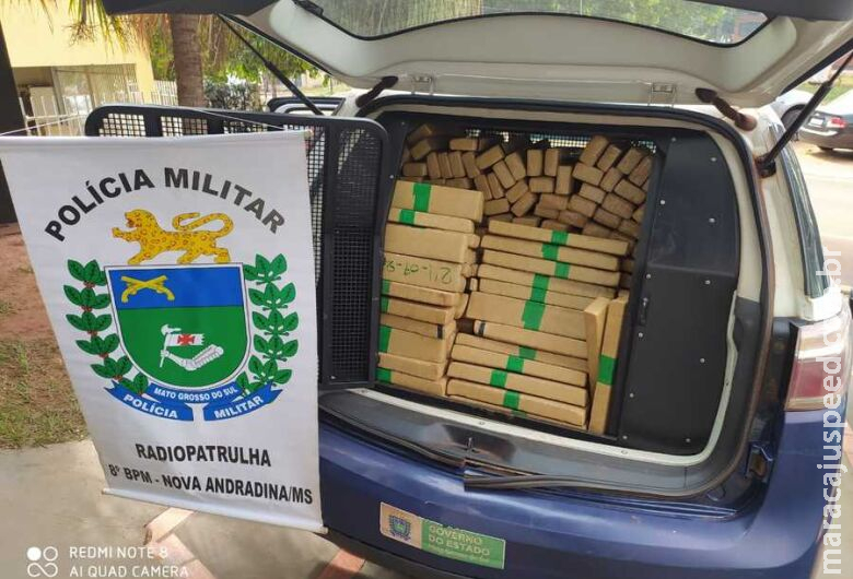 Homem é preso transportando 300 quilos de maconha em veículo