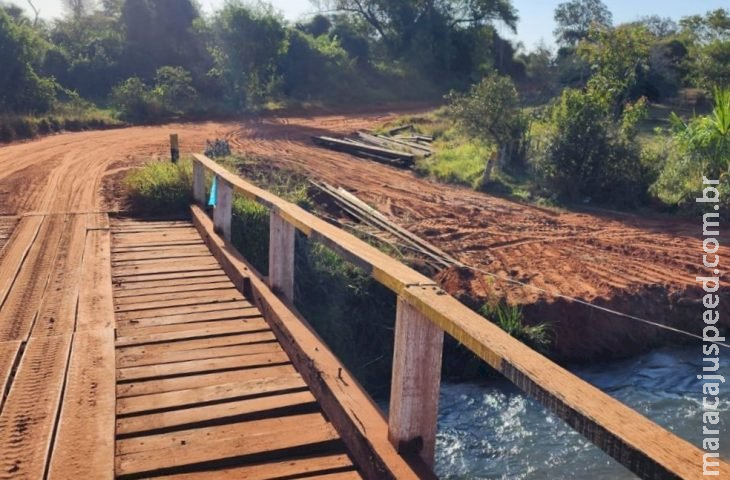 Iniciada construção da ponte de concreto sobre o Córrego Pombinho, em Três Lagoas 