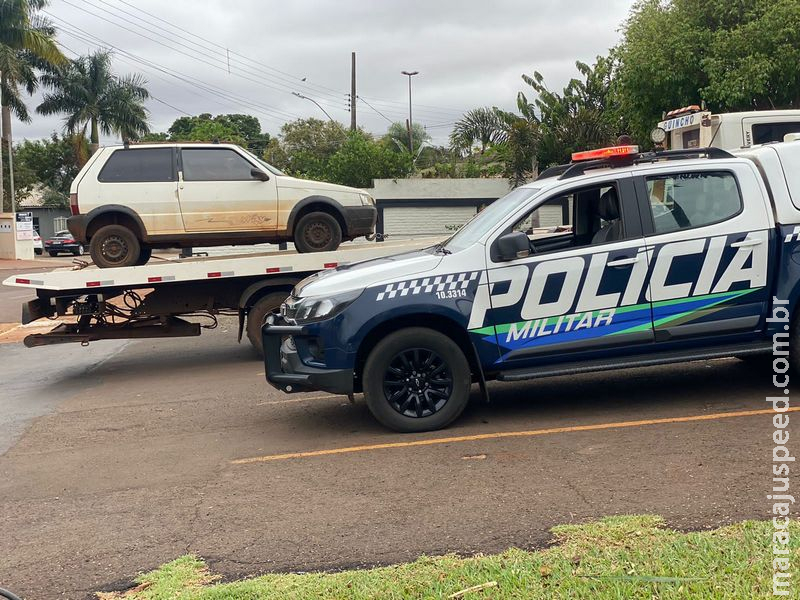 Maracaju: Polícia Militar recupera veículo objeto de furto na cidade de Naviraí