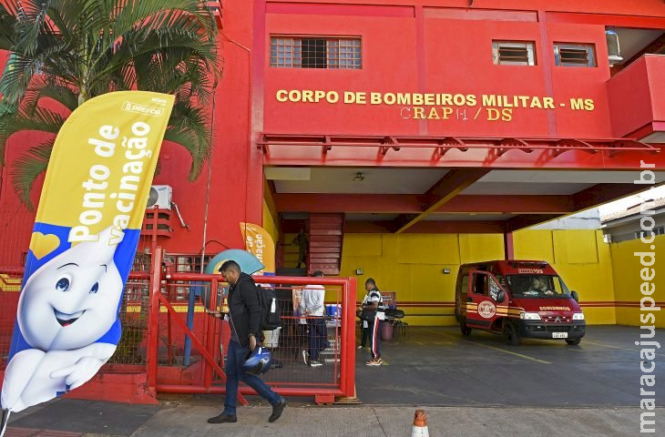 “MS Vacina Mais Drive Thru”: estruturas dos Bombeiros e da PM poderão ser utilizadas para vacinação 