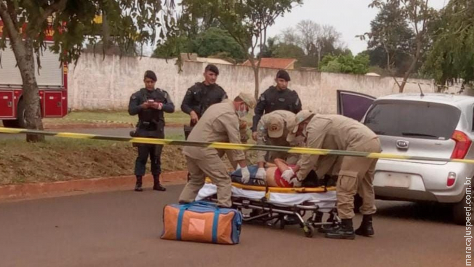 Mulher é socorrida após sofrer tentativa de homicídio em Ponta Porã Mulher é socorrida após sofrer tentativa de homicídio em Ponta Porã