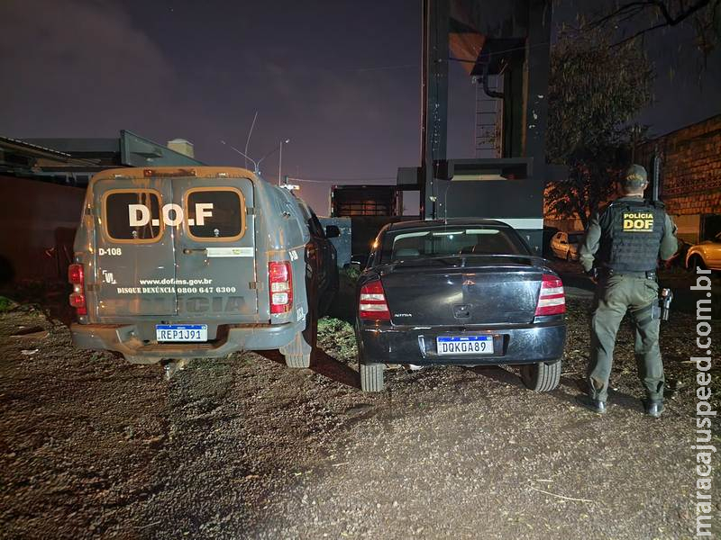 Veículo adulterado e homem foragido da justiça são encaminhados, pelo DOF, à Delegacia de Polícia em Ponta Porã