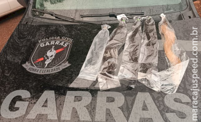 Carga de cabelo humano é apreendida em carro estacionado em bar na MS-164