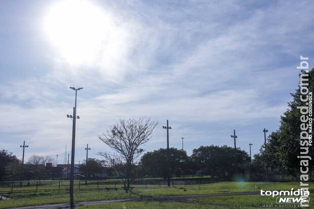 Chuva se aproxima e temperaturas começam a cair em MS