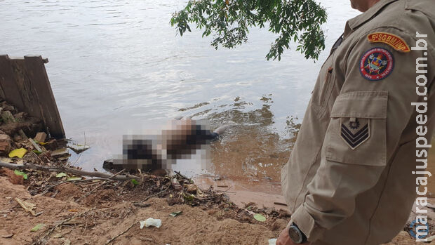 Corpo de homem é encontrado boiando no rio Taquari em Coxim