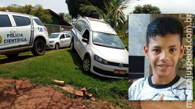 Corpo de Kauan é retirado de riacho em Campo Grande Corpo de Kauan é retirado de riacho em Campo Grande
