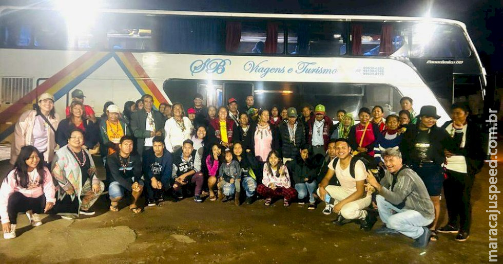 De MS, mulheres guarani kaiowá chegam a Brasília para marchar por direitos