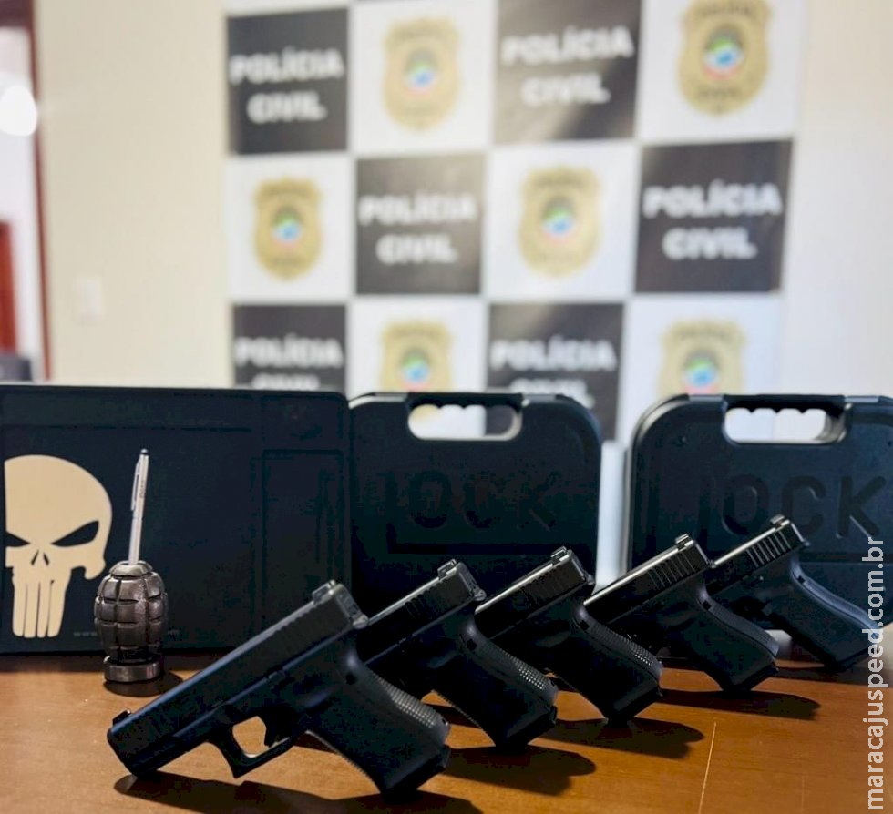 Em Fátima do Sul, Polícia Civil reforça Delegacia de Atendimento à Mulher com Aquisição de Armamento Glock Em Fátima do Sul, Polícia Civil reforça Delegacia de Atendimento à Mulher com Aquisição de Armamento Glock