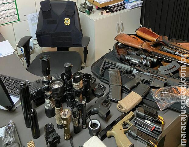 Empresário denunciado por estupro virtual guardava arsenal de armas em Jardim Empresário denunciado por estupro virtual guardava arsenal de armas em Jardim